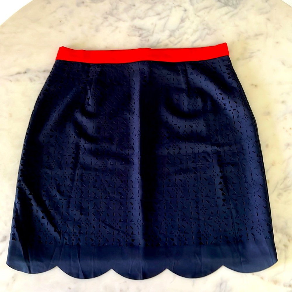 Pixley - Stacey Scallop Hem Cut-Out Detail Skirt